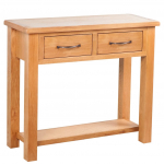 Konsoollaud 2 sahtliga 83 x 30 x 73 cm, tammepuit