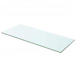 Klaasist riiuliplaat 60 x 20 cm l&auml;bipaistev