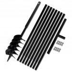 Terasest 150 mm maapuur k&auml;epidemega koos 9 m pikendustoruga