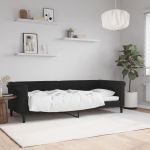 P&auml;evavoodi, must, 80 x 200 cm, samet