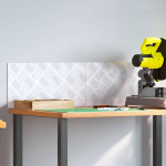 Ruudulised plaadid 2 pcs h&otilde;bedane 50 x 25 cm alumiinium