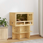 Terrarium pruun 80 x 50 x 50 cm osb