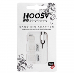 Noosa SIM Card Adapter Set + Key - White
