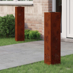 P&auml;ikese led k&auml;igutee tuli 2 pcs corten teras corten teras