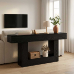 Must tamm 160 x 30 x 74 cm