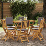 V&auml;listel bistroo toolid padjaga 6 pcs tumehall 38 x 46 x 85 cm