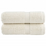 Premium-pesur&auml;tikud solund 2 tk kreemjad 30 x 30 cm 600 g/m&sup2;