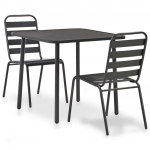 3-osaline bistrookomplekt teras, tumehall