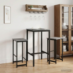 Baaritool 2 tk hall sonoma 40 x 32 x 74 cm tehispuit