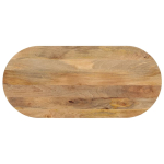 Ovaalne lauaplaat, 90x40x2,5 cm, mangopuit