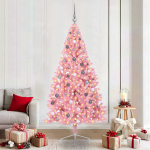 Tehis pre-lit j&otilde;ulupuu koos 300 led-iga roosa 210 cm pvc