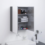 Vannitoa peegelkapp, 60 x 15 x 75 cm, mdf, s&auml;ravhall