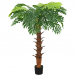 Kunsttaim, sago palm lillepotiga, roheline, 160 cm