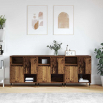 Kappide k&uuml;lgedel 3 pcs vana puit 180 x 35 x 70 cm tehispuit