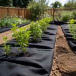 Geotekstiil, must, 1 x 50 m, pol&uuml;esterkiud