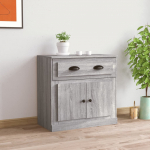 Puhvetkapp, hall sonoma tamm, 70 x 35,5 x 67,5 cm, tehispuit