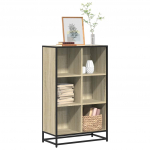 Raamaturiiul sonoma tamm 65,5x33x107,5 cm puitlaastplaat