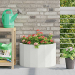Taimekast valge 60 x 30 x 35 cm teras