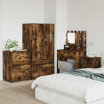 Hoiukapp suitsetatud tamm 60 x 48 x 81 cm tehispuit