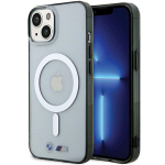 BMW Silver Ring MagSafe iPhone 15 Case - Clear