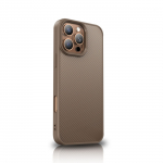 Wozinsky Carbon Fiber Case with MagSafe for Samsung Galaxy S25+ - Brown