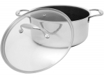 Kohersen Black Cube 24 cm pot with lid