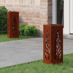 P&auml;ikese led k&auml;igutee tuli 2 pcs corten teras corten teras
