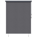 Rulookardin antratsiit 200 x 250 cm kangas ja alumiinium