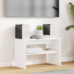 Telerikapp valge 60 x 30 x 40 cm tehispuit