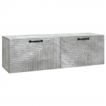 Rippuv tv kapp betoonhall 98 x 31 x 30 cm tehispuit