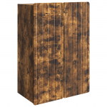 Seinale kinnitatav kapp suitsutatud tamm 66 x 34,5 x 92 cm