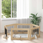 Koerav&auml;rav koos aluspuudega 6 pcs sonoma tamm 100 x 60 cm