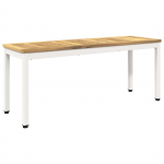 Aiapink 108,5 x 35 x 45 cm tugev akatsiapuu valge ristk&uuml;lik