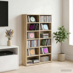 Cd kapp sonoma tamm 60 x 17 x 92 cm tehispuit