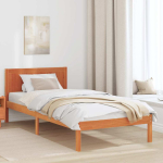 Voodi raam pruun 90 x 190 cm m&auml;nnipuit
