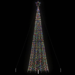 Led j&otilde;ulupuu naeltega, 1534 ledi, v&auml;rviline, 500 cm