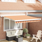 K&auml;igukohandatav varikatus kollane ja oranž 350 x 250 cm