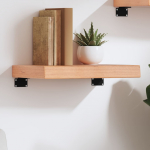 Seinariiul, helepruun, 40 x 20 x 6 cm, t&ouml;&ouml;deldud tammepuit