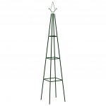 Aia ronitaimede tugi, 2 tk, tumeroheline, 35x35x195 cm, raud