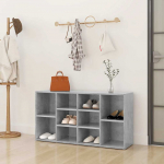 Jalatsipink, betoonhall, 103 x 30 x 55 cm, tehispuit
