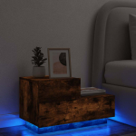 &Ouml;&ouml;kapp led-tuledega, suitsutatud tamm, 70 x 36 x 40,5 cm