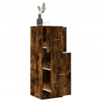 Sahtlitega kapp, suitsutatud tamm, 40x41x118 cm, tehispuit