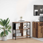 Raamatukapp vana puit 82 x 32 x 79 cm tehispuit