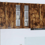 Seinakapp riga suitsetatud tamm 60 x 31 x 80 cm tehispuit