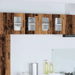 Seinakapp k&ouml;&ouml;ki 2 pcs vana puit 60 x 31 x 40 cm tehispuit