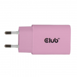 MOBILE CHARGER WALL USB-C/2PACK 30W PINK CAC-3021 CLUB3D - 8719214473402