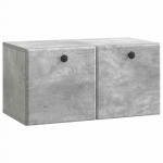 Rippuv tv kapp betoonhall 59,5 x 31 x 30 cm tehispuit