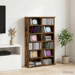 Cd kapp suitsutatud tamm 60 x 17 x 92 cm tehispuit