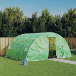 Kasvuhoone terasraamiga, roheline, 20 m&sup2;, 5x4x2,3 m