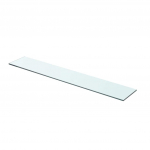 Klaasist riiuliplaat 70 x 12 cm l&auml;bipaistev